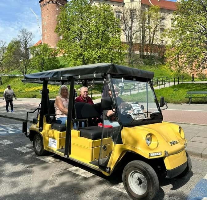 City Tour Cracow golf car plus Cruise on the Vistula River. - The Vistula River cruise on a modern catamaran: audio in 27 languages