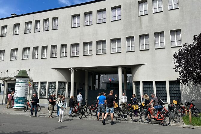 Discover Kraków by Bike with a Dutch guide - Schindler’s List passage, the ghetto wall fragment, and Plac Bohaterów Getta