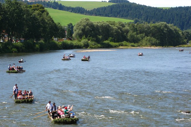 DUNAJEC River Gorge traditional rafting, PRIVATE TOUR from Krakow - Kraków to the river: how the morning timing works
