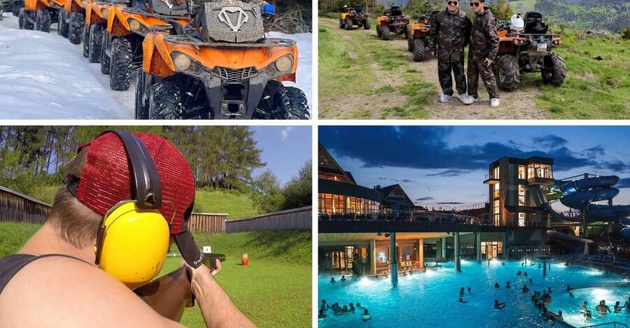 From Krakow: ATV/Snowmobile Ride, Shooting & Hot Springs - Off-road time on Can-Am quads (and snowmobile swaps)