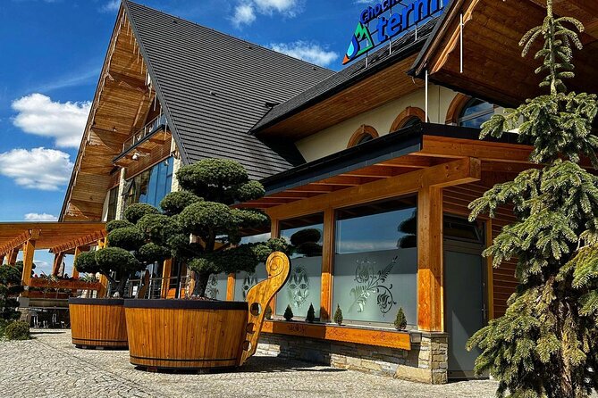 From Krakow: Chocholow Thermal Hot Springs (hotel pick up) - Outdoor views and the Tatra Mountains break