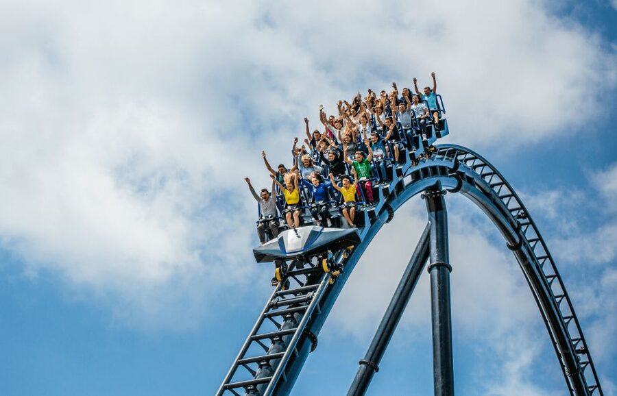 From Krakow: Energylandia Amusement Park Ticket & Transport - Rollercoasters first: Space Gun, Zadra, and the Fast Pass math