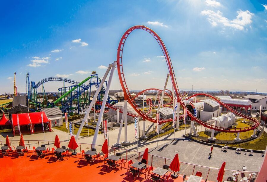 From Krakow: Energylandia Amusement Park Ticket & Transport - Entering Energylandia: 7 zones, 133 things to do, and how not to get lost
