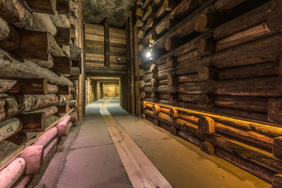 From Krakow: Private Wieliczka Salt Mine Tour - The first descent: stairs, a briefing, then you go underground for real