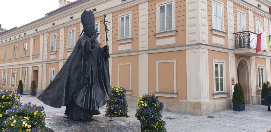 From Krakow: Wadowice-In the Footsteps of Pope John Paul II - The Basilica of the Presentation: baptism, clothing rules, and quiet moments