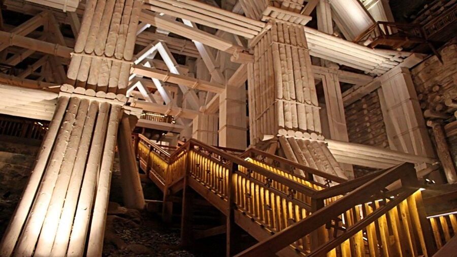 From Krakow: Wieliczka Salt Mine Guided Tour & Transfer - Salt Sculptures and Miner-Made Reliefs Inside the UNESCO Chambers