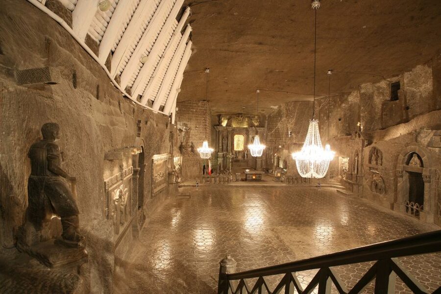 From Krakow: Wieliczka Salt Mine Tour - The sound-and-light moment and the Chopin connection