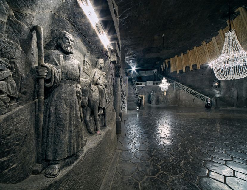 From Krakow: Wieliczka Salt Mine Tour With Private Car - Leaving the mine: elevator back up, snack bar, and souvenirs