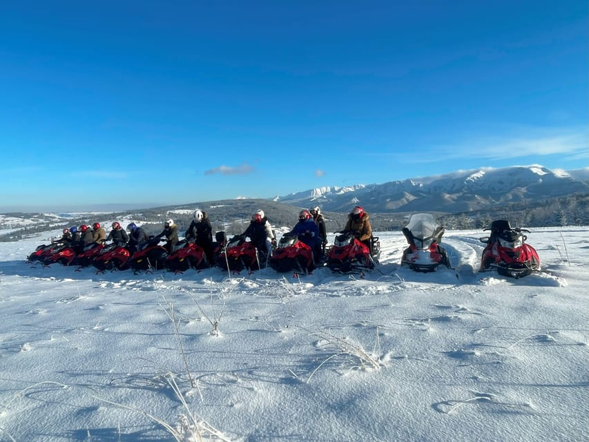 From Krakow: Zakopane Snowmobile NIGHT Ride, Bonfire, - The Big Catch: If There Isn’t Enough Snow