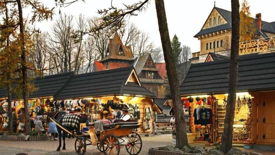 From Krakow: Zakopane Tour with Hotel Pickup & Thermal Baths - Zakopane town time and Krupówki Street for snacks and souvenirs