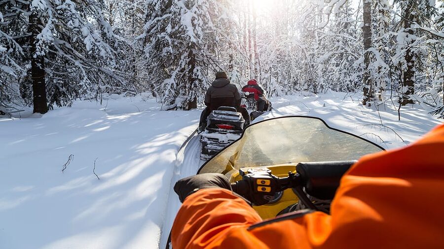 From Zakopane: Snowmobile Ride with Thermal Pools & Pickup - Witów stop: photos, safety briefing, and scenic winter driving