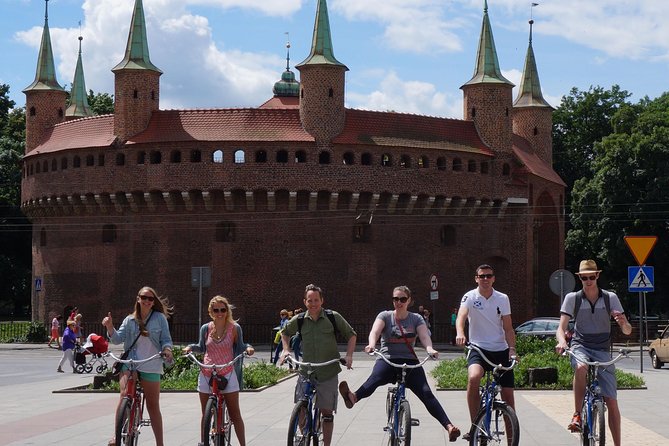 Highlights of Krakow Bike Tour - Small group - First Roll Out: Meeting at Rynek Główny’s Adam Mickiewicz Monument