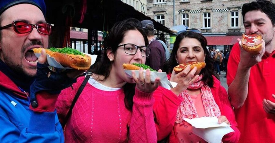 Krakow Food Tour: Polish Flavours & Local Stories - The core tastings: oscypek, obwarzanek, pierogi, potato pancakes, cake