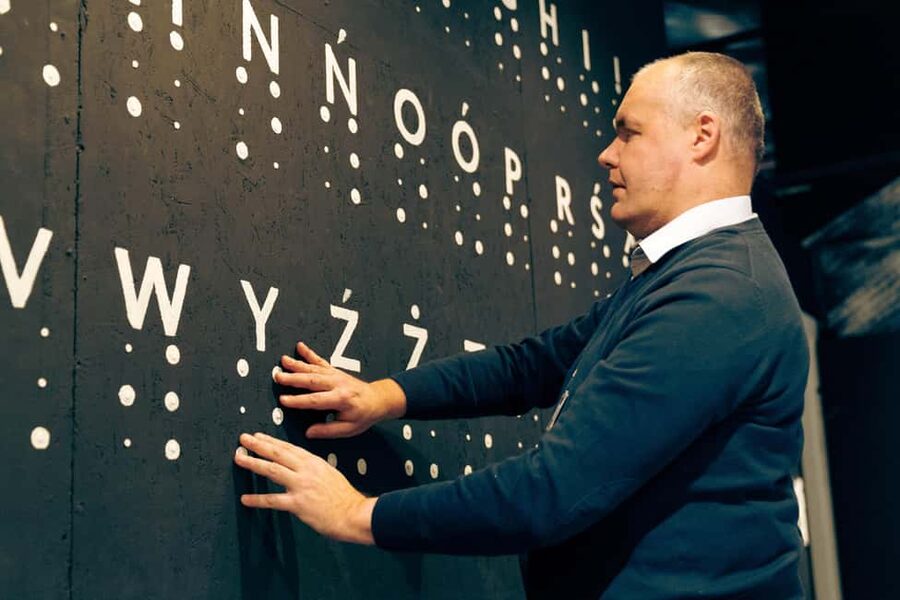 Krakow: Into the Darkness Exhibition with a Blind Guide - What You Learn Beyond the Exhibit Walls