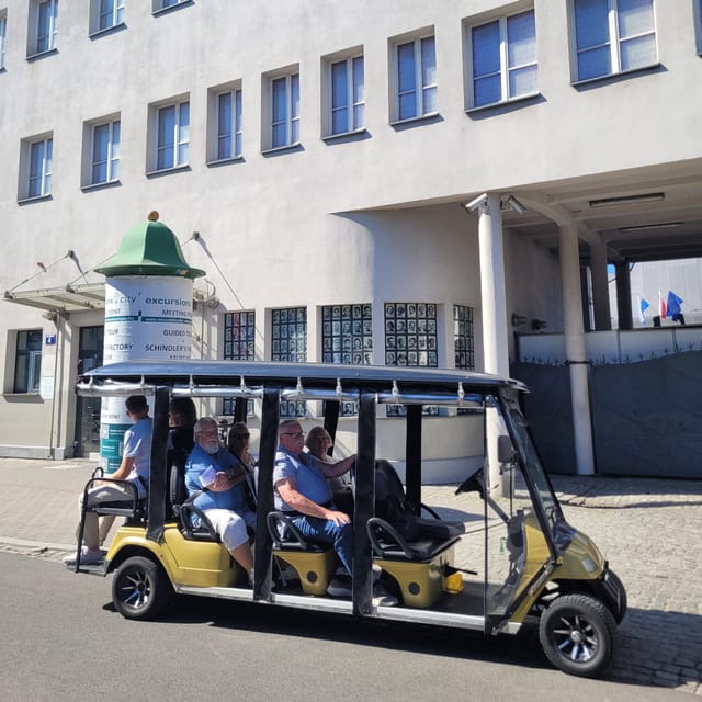 Krakow: Jewish Quarter and Ghetto tour by electric golf cart - Tadeusz Pankiewicz and the Eagle Pharmacy Story