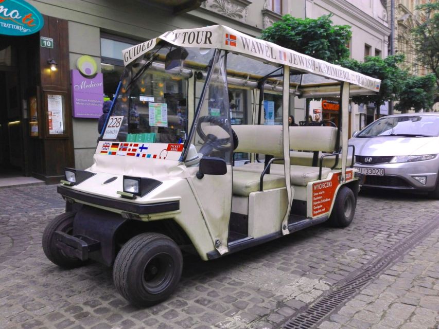 Krakow: Jewish Quarter and Schindler Factory by Golf Car - A golf car route that keeps WWII landmarks within reach