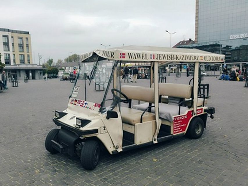 Krakow: Jewish Quarter and Schindler Factory by Golf Car - Meeting where the city actually moves: plac Jana Matejki 2 and Kiss and Ride