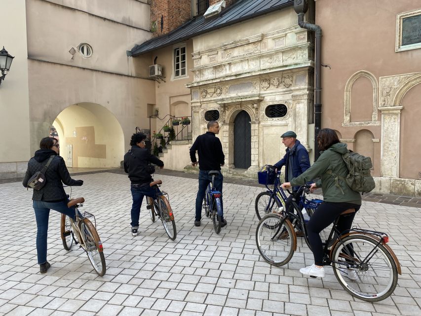 Krakow: Old Town Bike Tour with a Guide - Wawel castle views from the saddle