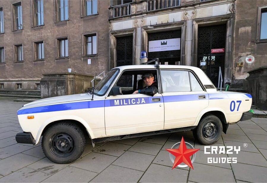 Krakow: Private Nowa Huta Adventure Tour in Communist Cars - IS-2 tank photo stop: military memory made visible