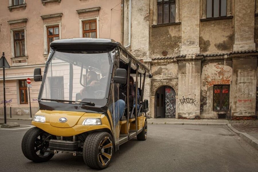 Krakow: Regular Extended City Sightseeing Tour By Golf Cart - The Three-District Loop: Old Town, Kazimierz, Podgorze