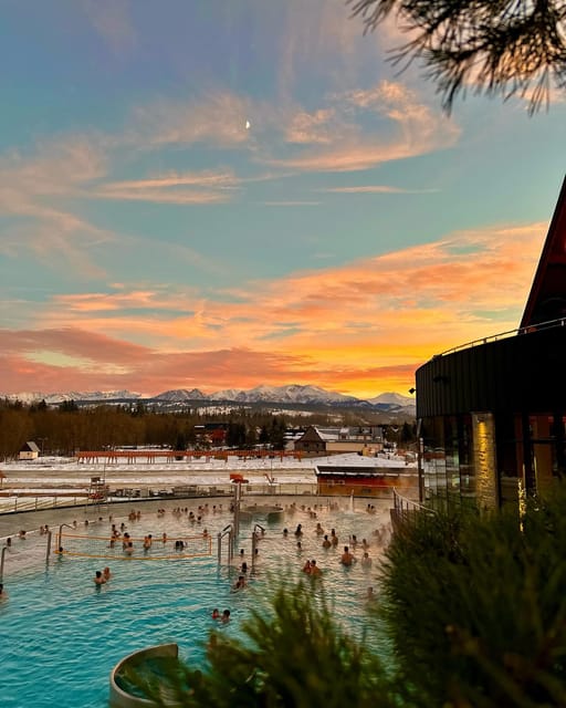 Kraków: Twilight Thermal Baths - Chocholowskie Baths in 3 hours: pools, sulphur water, salt pool, and the vibe