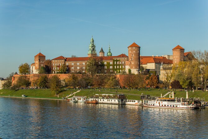 Wawel Castle above the Vistula, Krakow