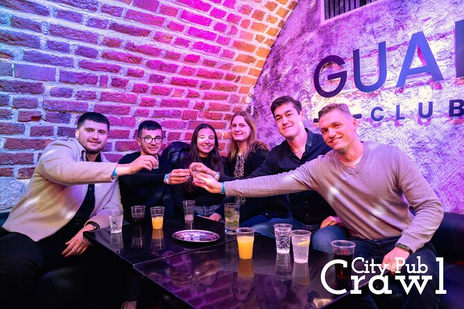 Pub Crawl Unlimited Drinks then 5 Best Clubs in Krakow with VIP - Price and Value: Why $35.98 Can Be a Steal