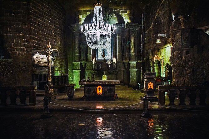 Wieliczka Salt Mine Guided Tour with pickup - Kinga Chapel and the chandeliers moment