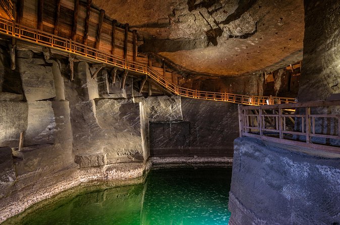 Wieliczka Salt Mine with pickup and private Transport - The Underground Route: 140 Meters Down, 3 Kilometers of Salt Corridors